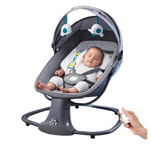 Elektryczna Kołysanka Dla dziecka Komfort i Bezpieczeństwo  Pilot