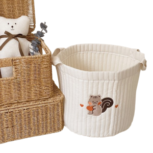 Torba Kosz Na Pieluchy Haftowana Pokój Dziecięcy