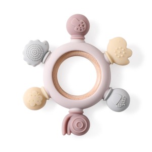 Gryzak Silikonowy Kojący na Ząbkowanie I Zabawy 