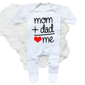 Body Bodziak MOM + DAD = ME Długi Rękaw