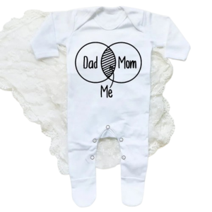 Body Bodziak MOM + DAD = ME Długi Rękaw