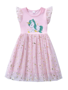 Sukienka dla Dziewczynki Jednorożec Unicorn Letina