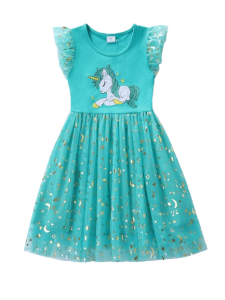 Sukienka dla Dziewczynki Jednorożec Unicorn Letina 
