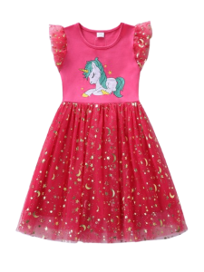 Sukienka dla Dziewczynki Jednorożec Unicorn Letina