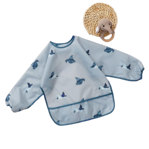 Wodoodporny Śliniak z Rękawkami Komfort i Czystość