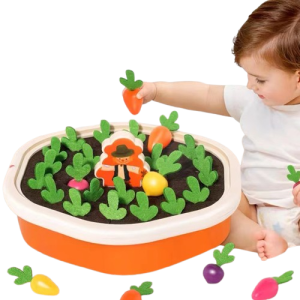 Zabawka Sensoryczna do sadzenia i zbierania marchewek/warzyw