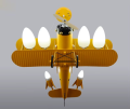 Lampa Sufitowa do pokoju dziecięcego Wiszący Skandynawski Samolot