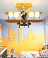 Lampa Sufitowa do pokoju dziecięcego Wiszący Skandynawski Samolot
