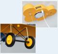 Lampa Sufitowa do pokoju dziecięcego Wiszący Skandynawski Samolot