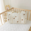 Torba dla mamy do wózka XL organizer podróżny kremowa 48 cm