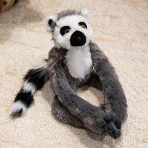 Maskotka pluszowa z długimi łapkami lemur leniwiec małpka przytulanka