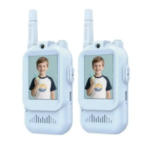 Walkie Talkie dla dzieci z kamerą i ekranem wideo zestaw 2 sztuki krótkofalówki