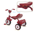 Trójkołowy rowerek Retro dla dziecka 1-5 roku życia czerwony