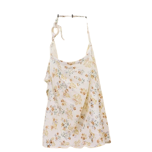 Muślinowy fartuch do karmienia dziecka 100x60 cm bawełna