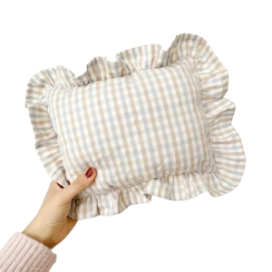 Poduszka dla noworodka z własnym imieniem 100% bawełna