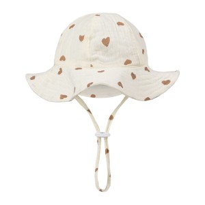 Letni Muślinowy Kapelusz Dziecięcy Wzory 3-12MC
